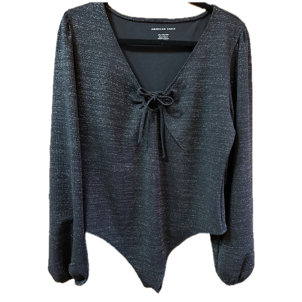 AE- Black LS bodysuit